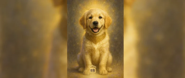 Cachorro, carta 18 no Baralho Cigano