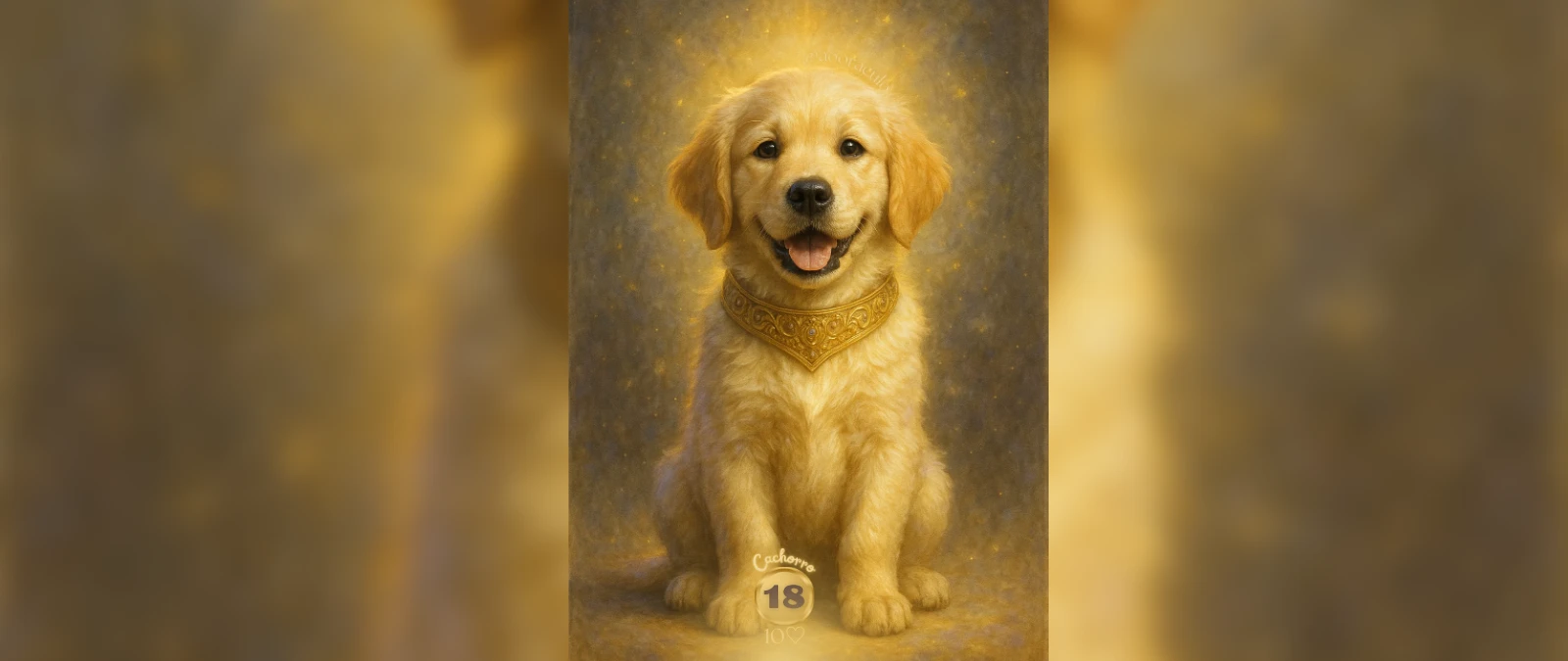 Cachorro, carta 18 no Baralho Cigano