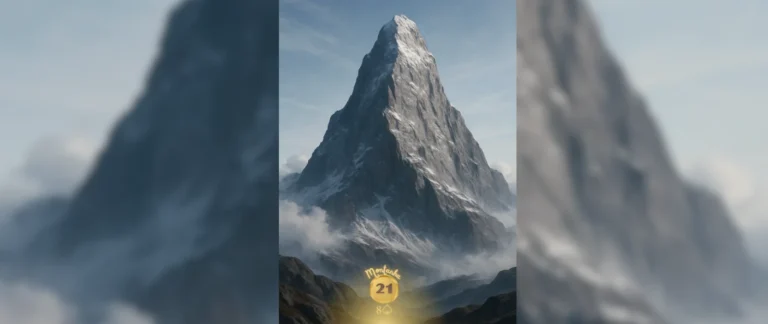 Montanha, carta 21 no Baralho Cigano
