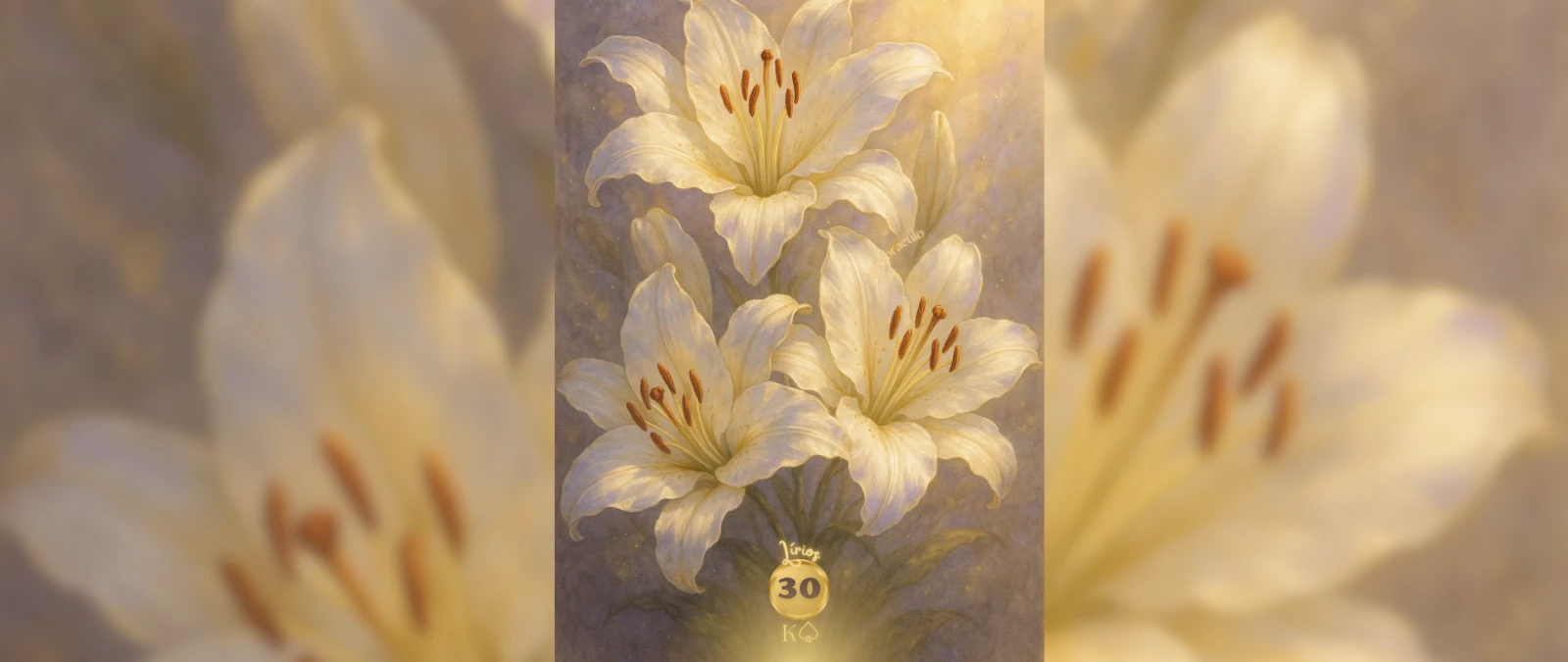 Os Lírios no Baralho Cigano - Carta 30: Significados, Combinações e mais…