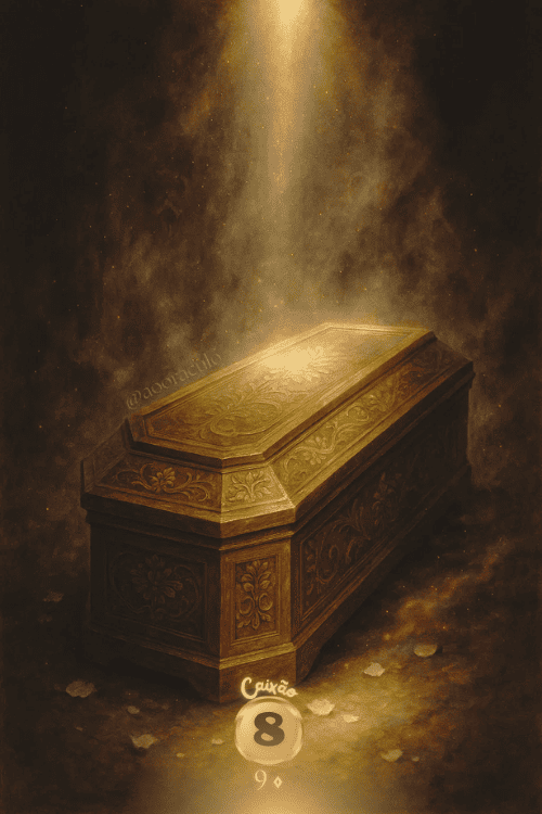 Caixão, carta 8 no Baralho Cigano