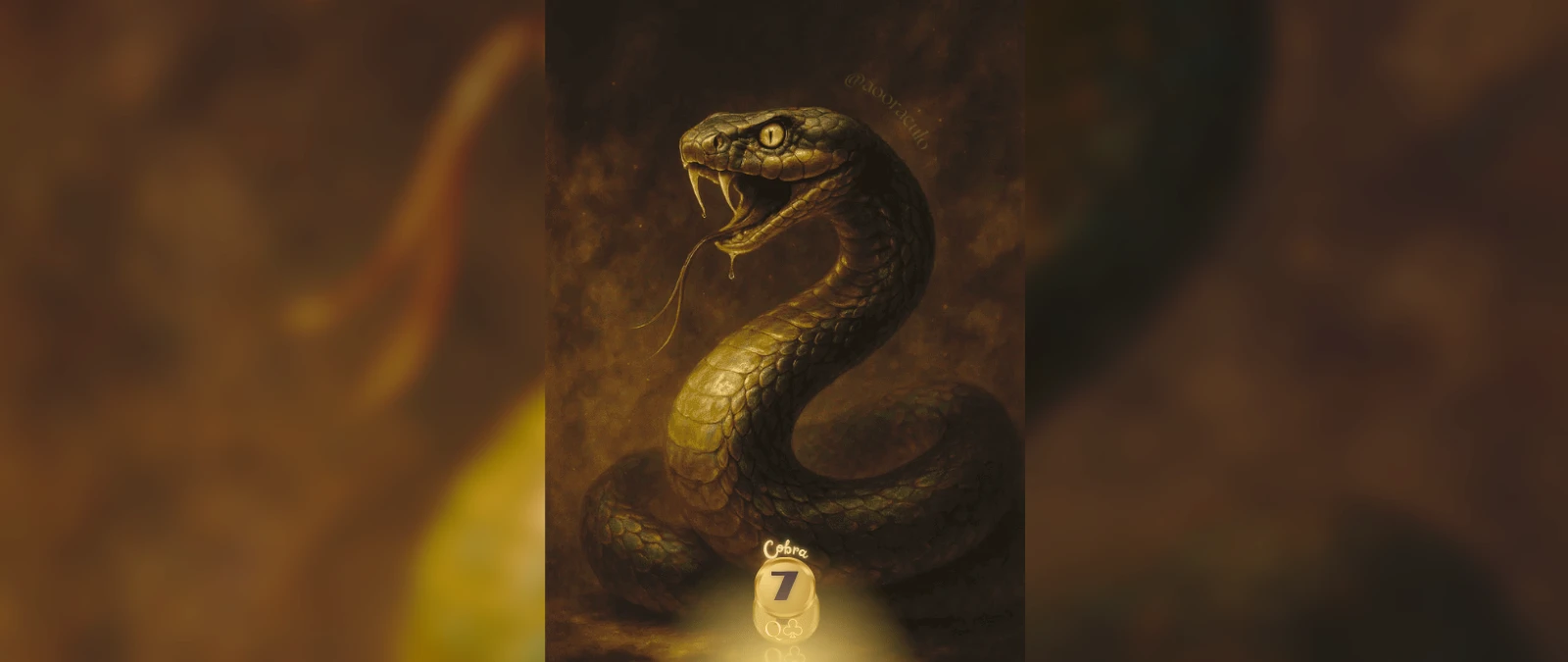 Cobra, carta 7 no Baralho Cigano