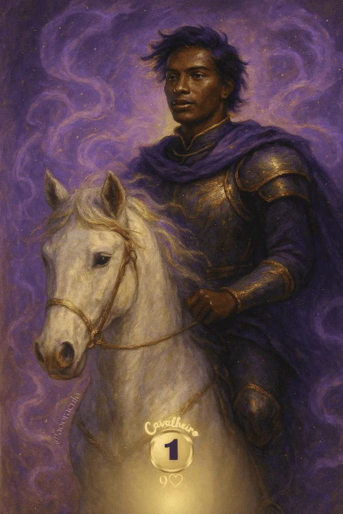 As 36 Cartas do Baralho Cigano! - Cavaleiro carta 1 no Baralho Cigano