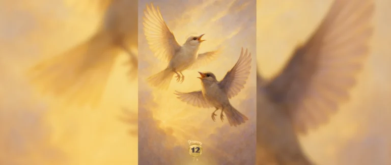 Pássaros, carta 12 no Baralho Cigano