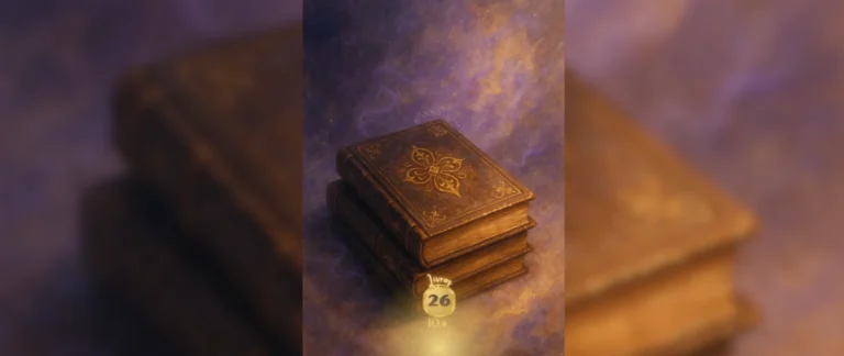 Carta 26 do Livro no baralho cigano