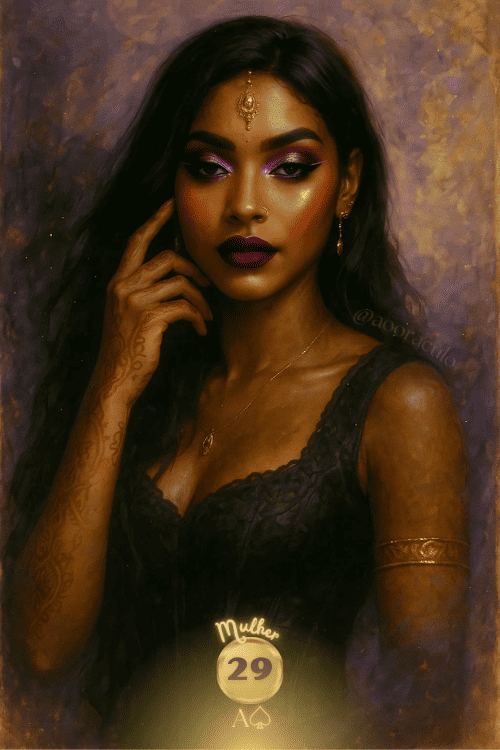 A Mulher no Baralho Cigano - Carta 29: Significados, Combinações e mais…