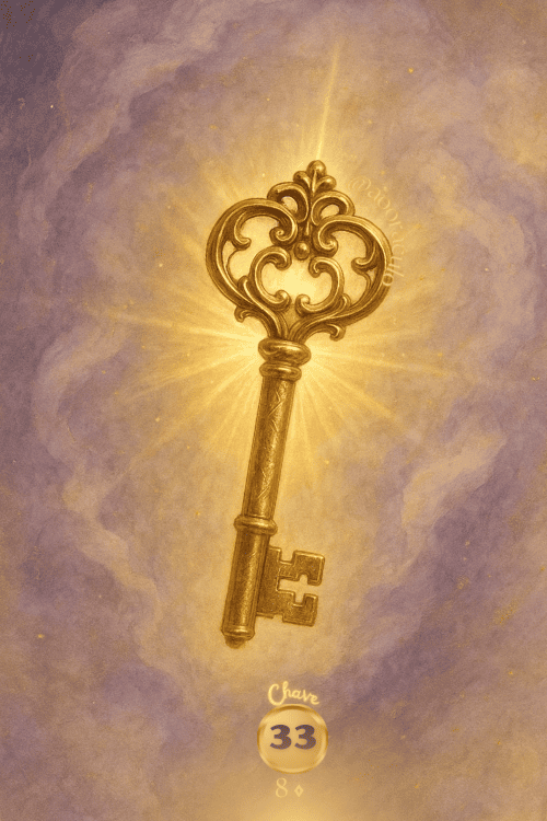 A Chave no Baralho Cigano - Carta 33: Significados, Combinações e mais…