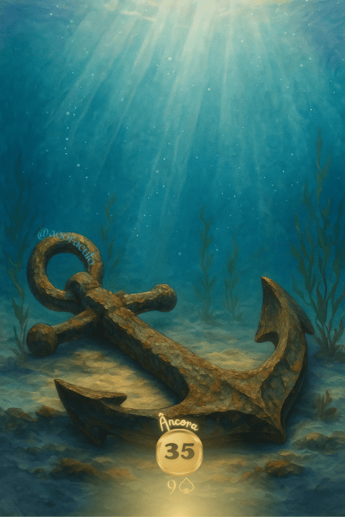 A Âncora no Baralho Cigano - Carta 35: Significados, Combinações e mais…