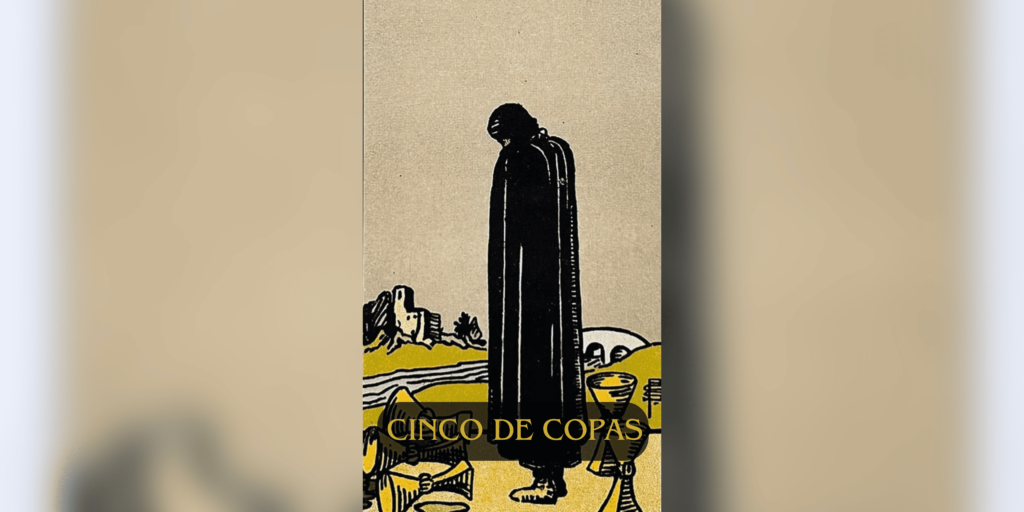 A princípio, o Cinco de Copas é uma carta associada à dor, à perda e ao luto no tarot. Ela traz uma mensagem profunda sobre como lidamos com as dificuldades emocionais e como podemos superar os momentos de tristeza.