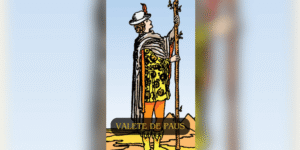 O Valete de Paus no Tarot é símbolo de entusiasmo, paixão e novos começos. É aquela faísca que acende o fogo da ação e traz mensagens importantes do universo. Quando essa carta aparece, é como se o tarot dissesse: “Vai, se joga com coragem!”