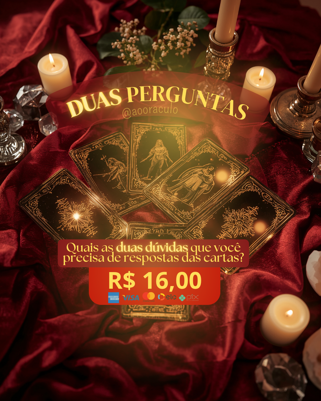 🔮 Duas perguntas de qualquer assunto!