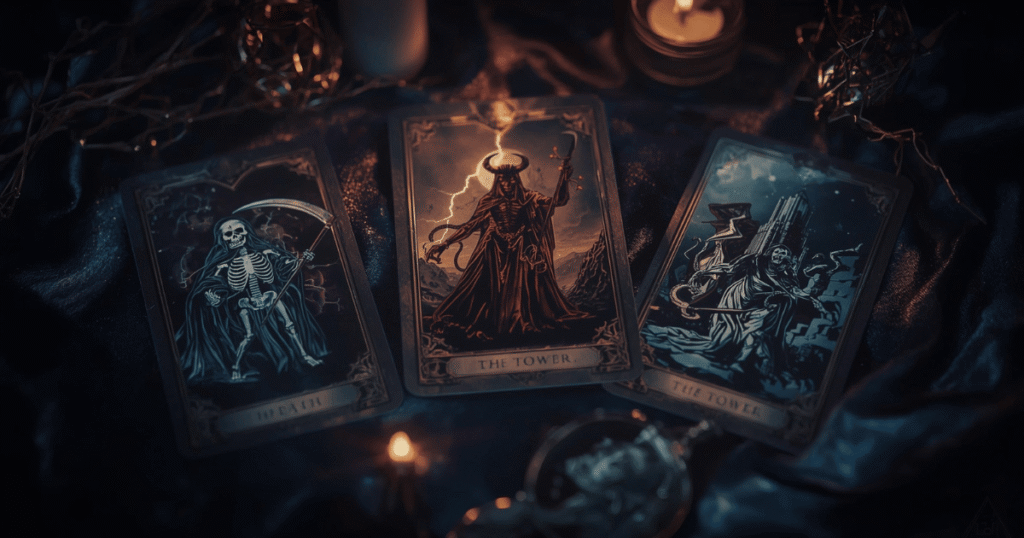 Descubra o significado da carta mais temida do Tarot, como a Morte e o Diabo. Entenda como essas cartas podem trazer lições espirituais poderosas e transformadoras.