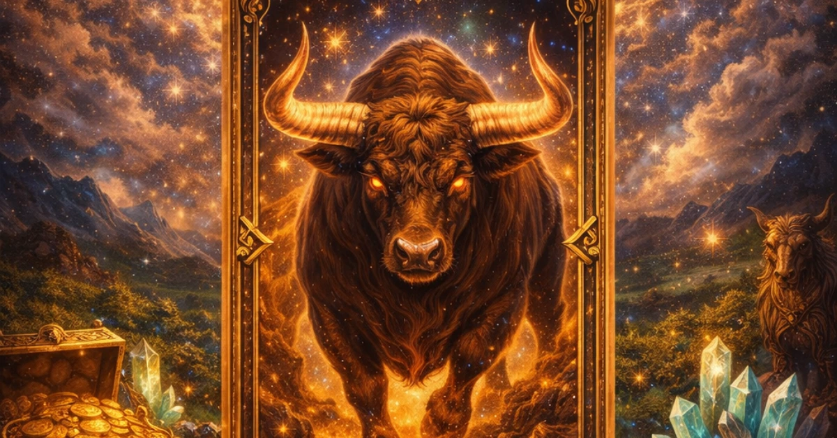 Explore o significado de Touro no Barbieri Zodiac Oracle. Aprenda a usar a energia da Terra Fixa e a frase "Eu Tenho" para planejamento prático e sucesso material.