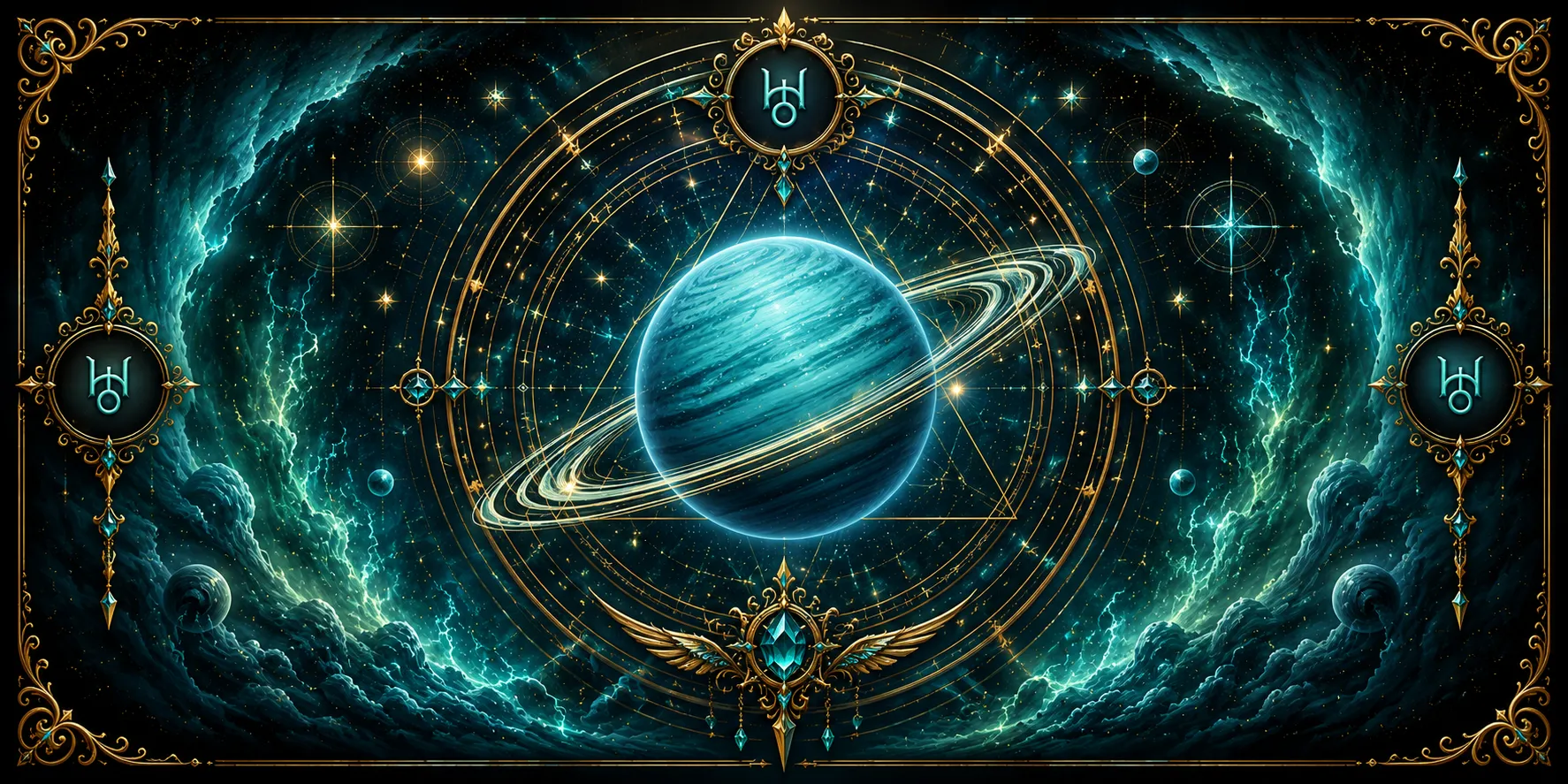 Barbieri Zodiac Oracle Urano: Significado e Como Ler a Carta