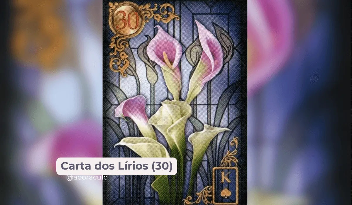 Carta Do Lirios 30