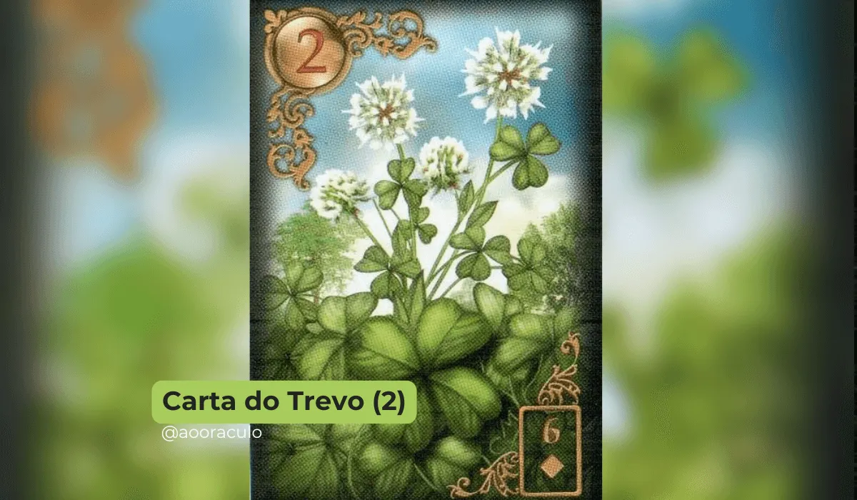 Carta Do Trevo No Baralho Cigano