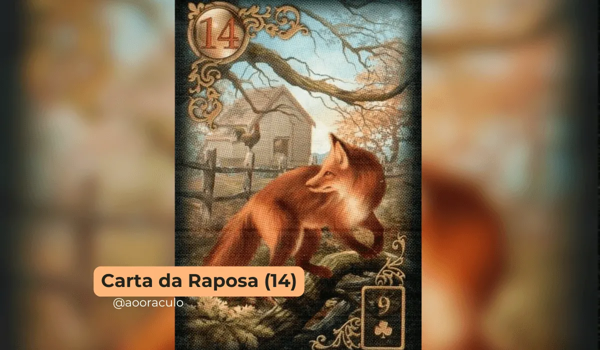 Carta Da Raposa No Baralho Cigano