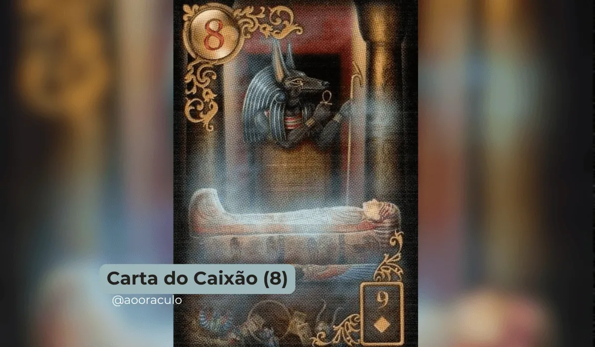 Carta Do Caixao No Baralho Cigano