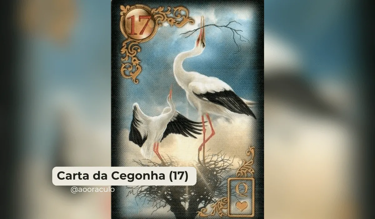 Cada carta carrega mensagens profundas que auxiliam na interpretação de situações e no direcionamento da vida. Entre essas cartas, a Cegonha, representada pelo número 17, é um símbolo de mudanças, renovações e ciclos de transformação.