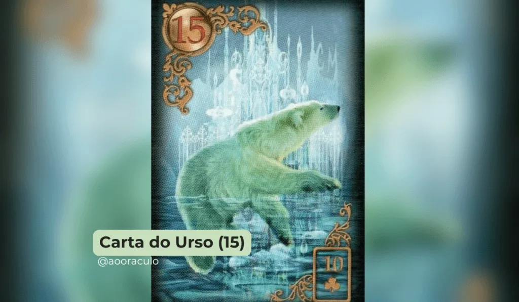 O Urso no Baralho Cigano, representado pela carta de número 15, é uma das cartas mais poderosas e complexas do oráculo. Repleta de simbolismos, ela traz mensagens relacionadas a força, proteção, possessividade e até perigos ocultos.