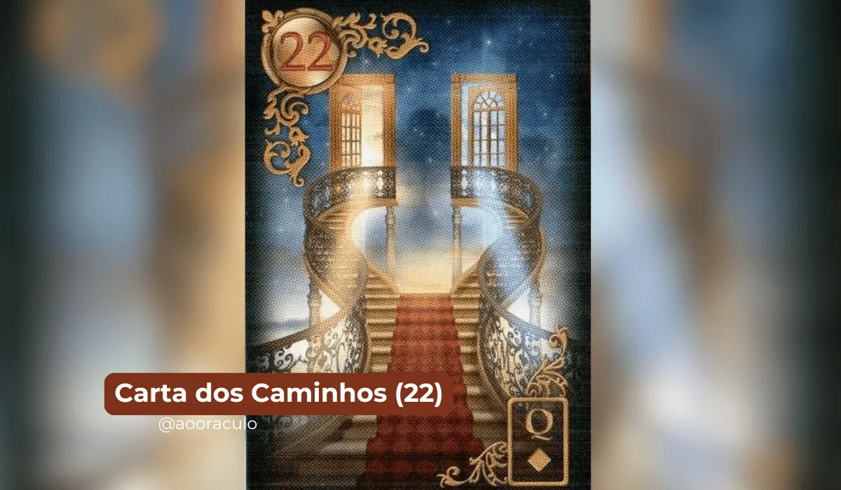 O Baralho Cigano, conhecido por sua simplicidade e profundidade, é uma ferramenta poderosa para orientação espiritual e tomada de decisões. Cada carta possui simbolismos únicos que ajudam a interpretar questões importantes da vida. A carta dos Caminhos, representada pelo número 22, é uma das mais intrigantes, pois reflete escolhas, direções e o impacto das decisões em nossa jornada.