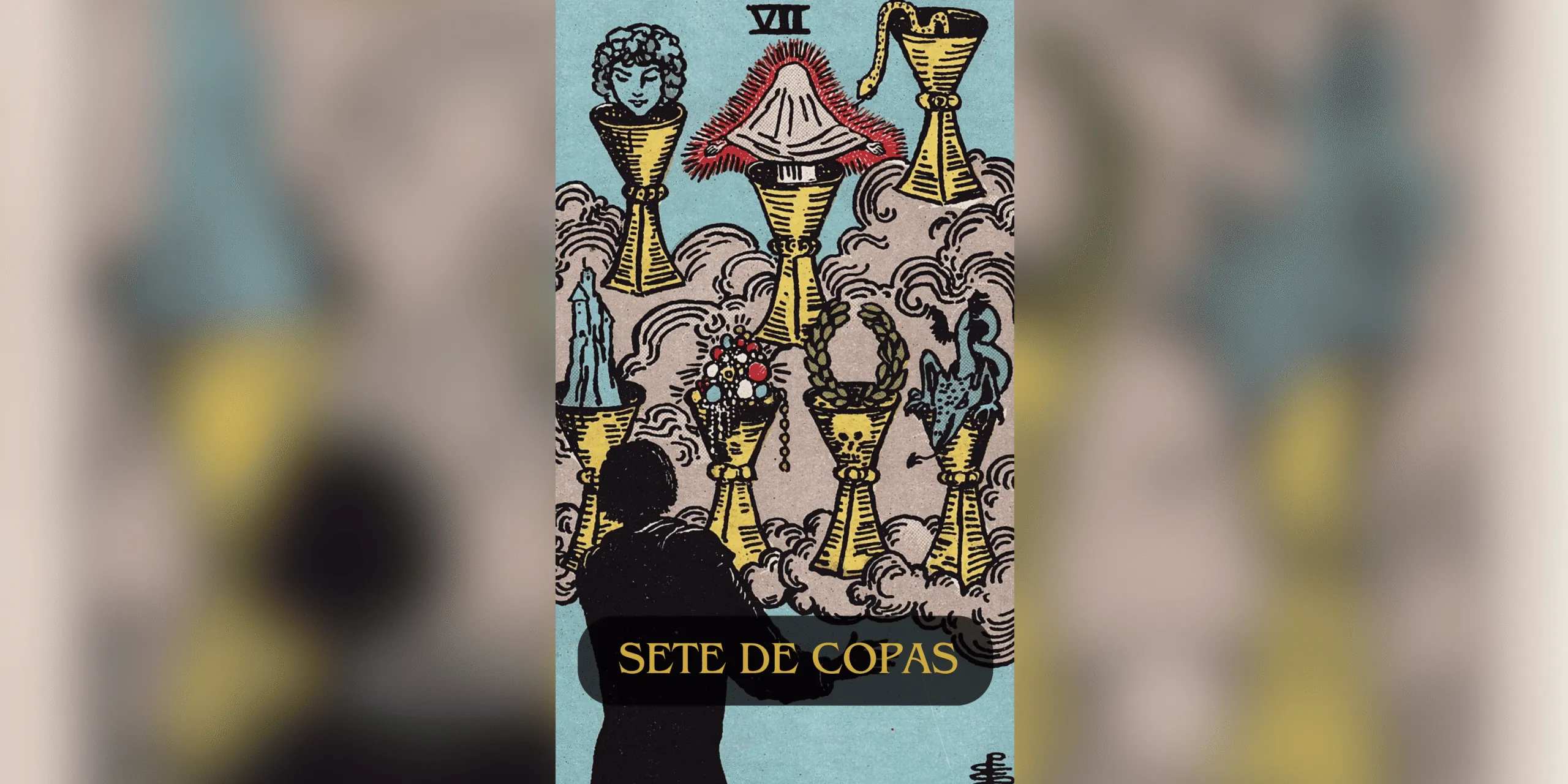 O Sete de Copas é uma carta do Tarot que carrega uma forte energia ligada aos sonhos, escolhas e à confusão emocional. Ela aparece quando você se encontra em um momento de muitas possibilidades e possibilidades, mas com dificuldade para tomar decisões claras.