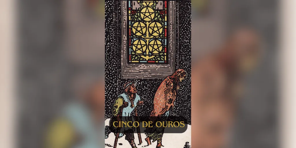 O Cinco de Ouros é uma carta que simboliza desafios financeiros, perdas e momentos de dificuldade. No entanto, também pode indicar uma fase passageira e a necessidade de buscar apoio para superar adversidades.