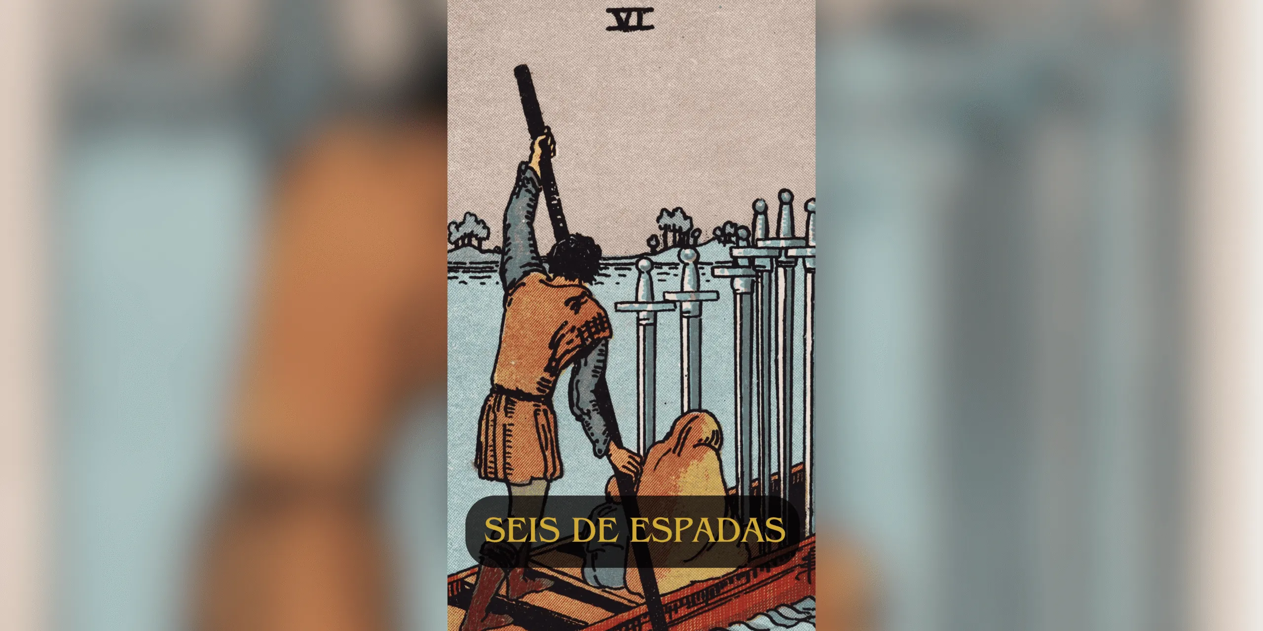 O Seis de Espadas no Tarot simboliza transição, superação e mudanças positivas. Associada ao elemento Ar, essa carta representa um período de deslocamento para um estado mental ou físico mais tranquilo.