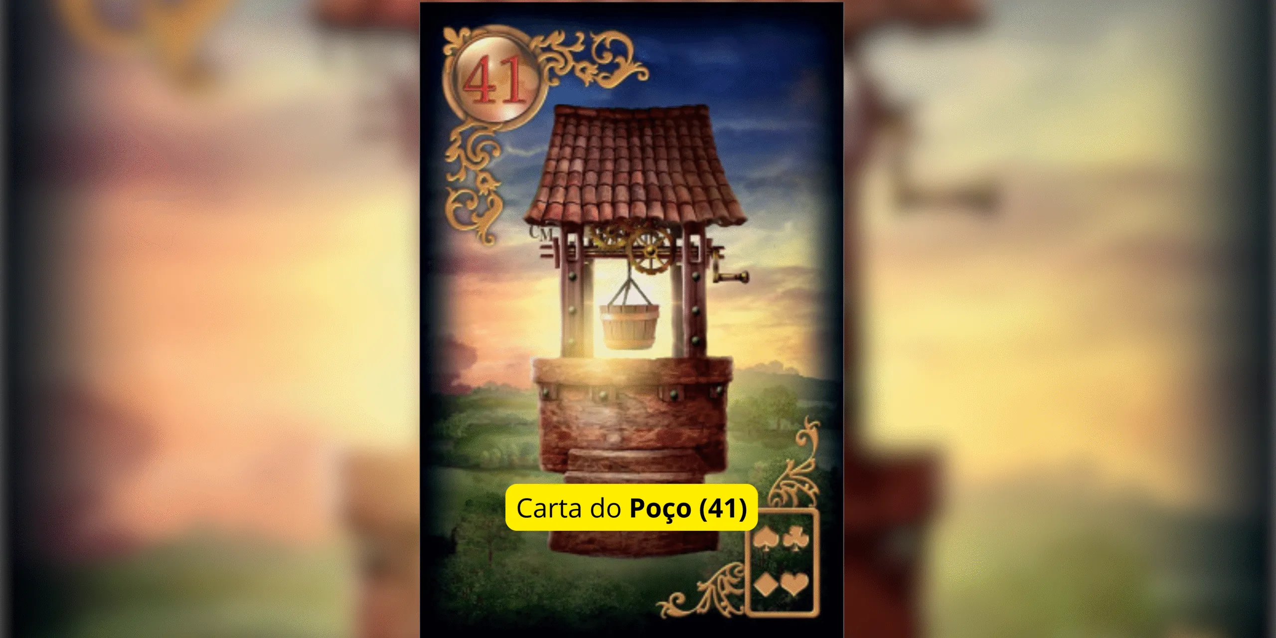 A Carta do Poço no Baralho Cigano é uma das cartas extras mais misteriosas e profundas que existem. Ela não faz parte do baralho cigano tradicional, mas está presente em versões modernas, como o Gilded Reverie Expanded Edition, trazendo um simbolismo que mexe diretamente com as camadas mais ocultas da alma.