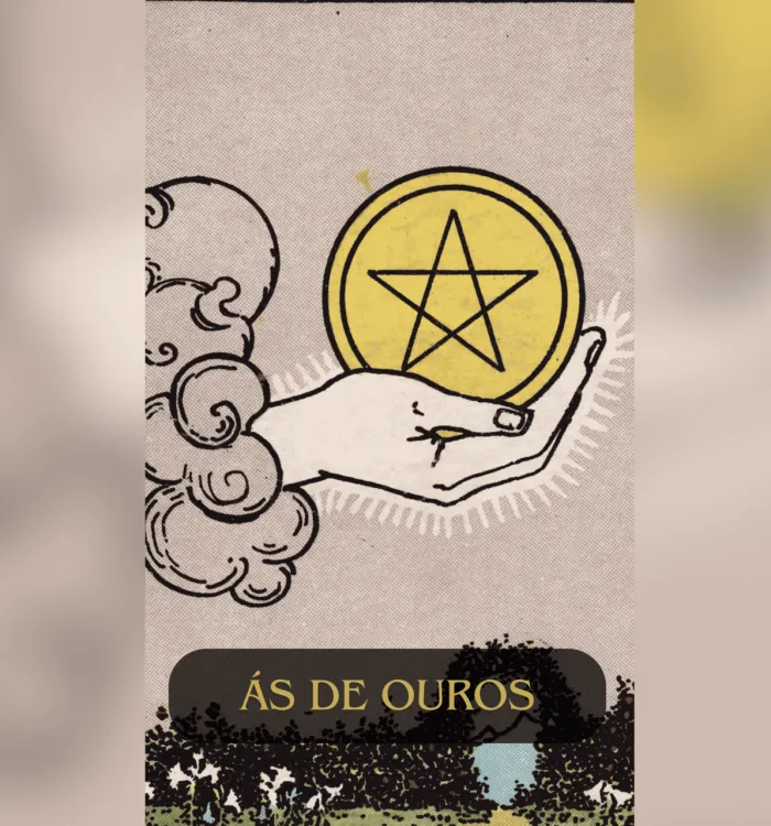 Ás de Ouros no Tarot: Significado, Simbolismo e Como Interpretar
