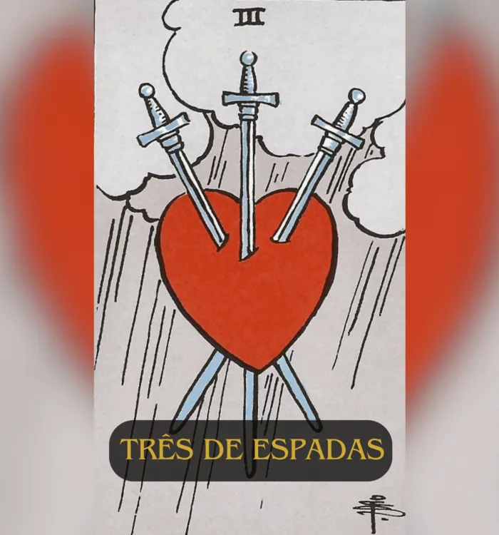 Três de Espadas no Tarot: Significado e Interpretação Completa