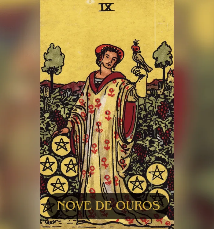 Nove de Ouros no Tarot: Significado e Interpretação