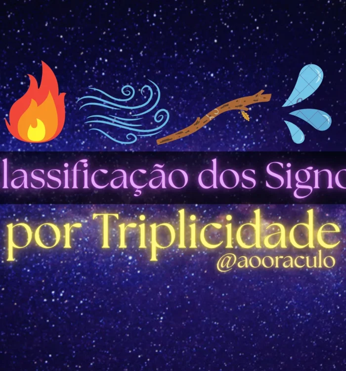 Classificação dos Signos na Astrologia por Triplicidade – Ao Oráculo